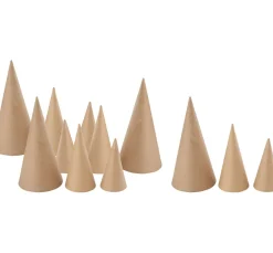 Kinder VBS Holz|Décopatch>Pappkegel, verschiedene Größen