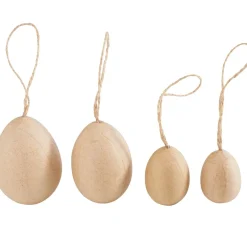 Kinder VBS XXL Holz|Holz, Mdf & Pappmaché>VBS Pappmaché-Eier "Größen-Mix", 140 Stück