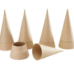 Kinder VBS XXL Holz|Holz, Mdf & Pappmaché>VBS Pappschachtel "Kegel - Tanne"