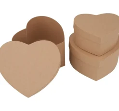 VBS Schachteln & Boxen|Schachteln>Pappschachteln "Herz", 3er-Set