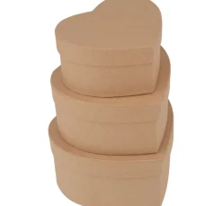 VBS Schachteln & Boxen|Schachteln>Pappschachteln "Herz", 3er-Set