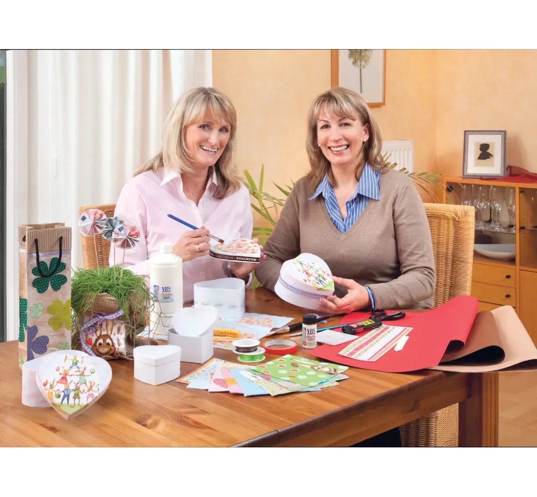 VBS XXL Schachteln & Boxen|Schachteln>VBS Pappschachteln "Herz", 12er-Set