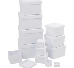 VBS XXL Decoupage|Décopatch>VBS Pappschachteln "Quadrat", 12er-Set