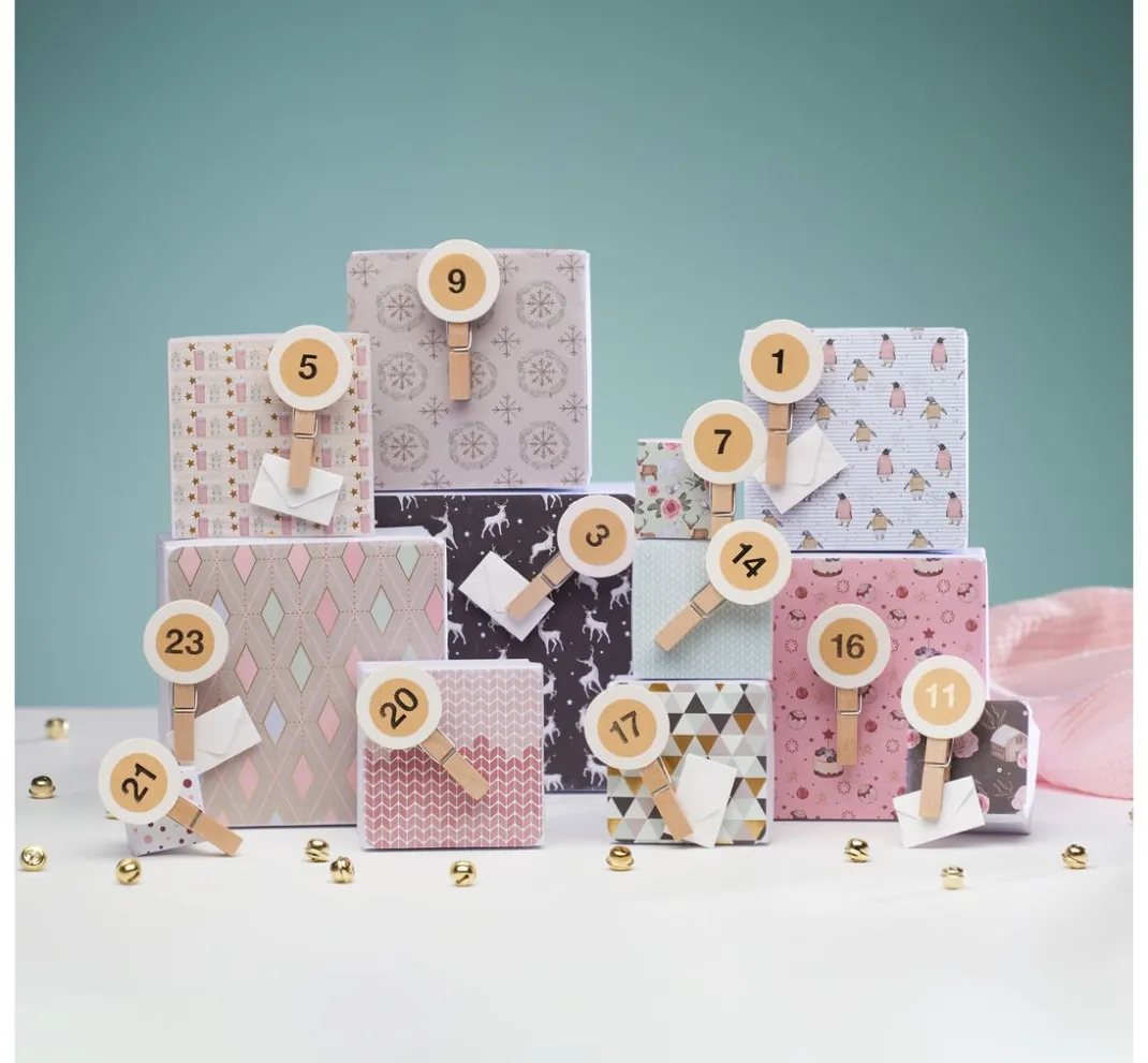 VBS XXL Decoupage|Décopatch>VBS Pappschachteln "Quadrat", 12er-Set