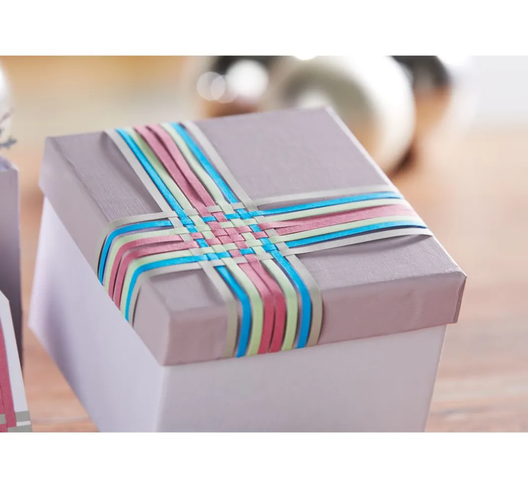 VBS XXL Decoupage|Décopatch>VBS Pappschachteln "Quadrat", 12er-Set