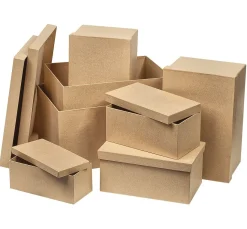 VBS Schachteln & Boxen|Schachteln>Pappschachteln "Rechteck", 7er-Set