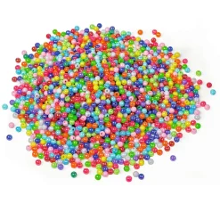 Kinder VBS XXL Perlen|Perlensterne>VBS Perlen "Bunt-Opak", 500 g