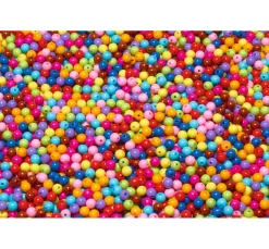 Kinder VBS XXL Perlen|Acrylperlen>VBS Perlen "Multicolor-Opak", 500 g