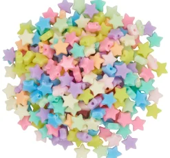 Kinder VBS Perlen|Acrylperlen>Perlen "Sterne", 40 g
