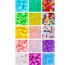 Kinder VBS Schmuck-Bastelsets|Sets>Perlenset, ca. 500 Stück