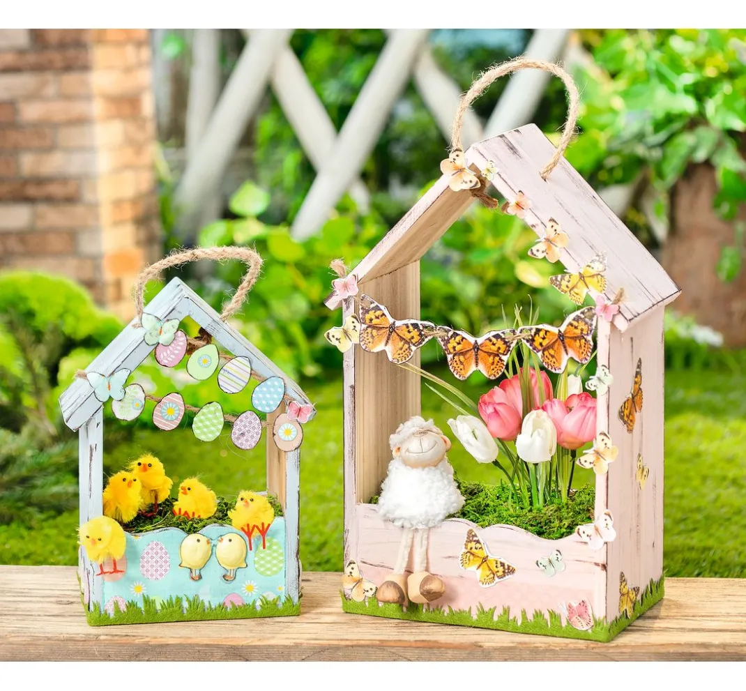 VBS Gefäße|Brandmalerei>Pflanzkasten-Blumenampel