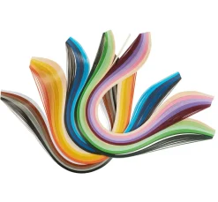 VBS XXL Quilling|Papierstreifen>VBS Quillingstreifen "Bunt", 3 mm, 500 Stück