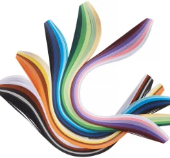 VBS XXL Quilling|Papierstreifen>VBS Quillingstreifen "Bunt", 5 mm, 500 Stück