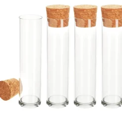 VBS Glasgravur|Glas- & Porzellanmalerei>Reagenzgläser mit Korken, 4 Stück