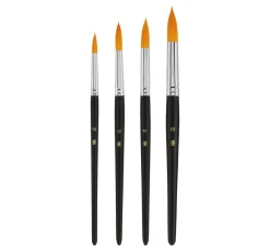 VBS Pinsel|Pinsel, Schwämme & Spachtel>Rundpinsel "BASIC", 4er-Set