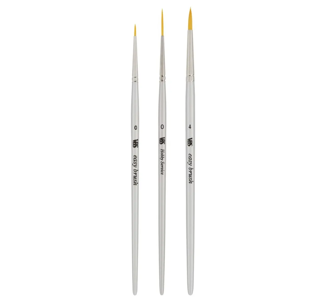 VBS Aquarell|Pinsel>Rundpinsel "Superfein", 3er-Set