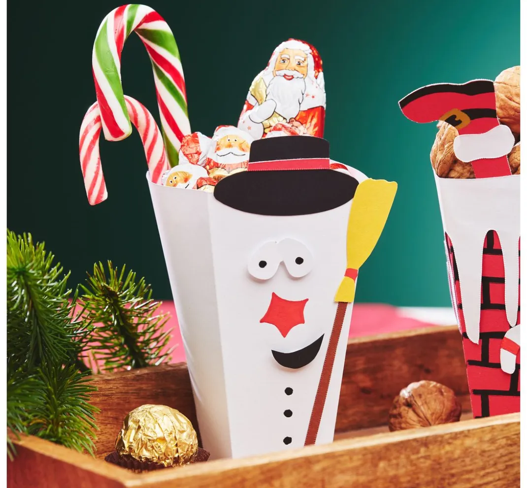 VBS Schachtel- & Dekoschablonen|Schablonen>Schablonen-Set "Weihnachts-Schachteln"