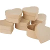 Kinder VBS Holz|Decoupage>Schachtel "Herz", 6 Stück