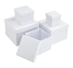 Kinder VBS Papier|Schachteln & Boxen>Schachteln "Quadrat", 5er-Set