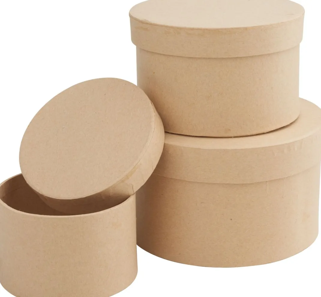 VBS Schachteln & Boxen|Schachteln>Schachteln "Rund", 3er-Set