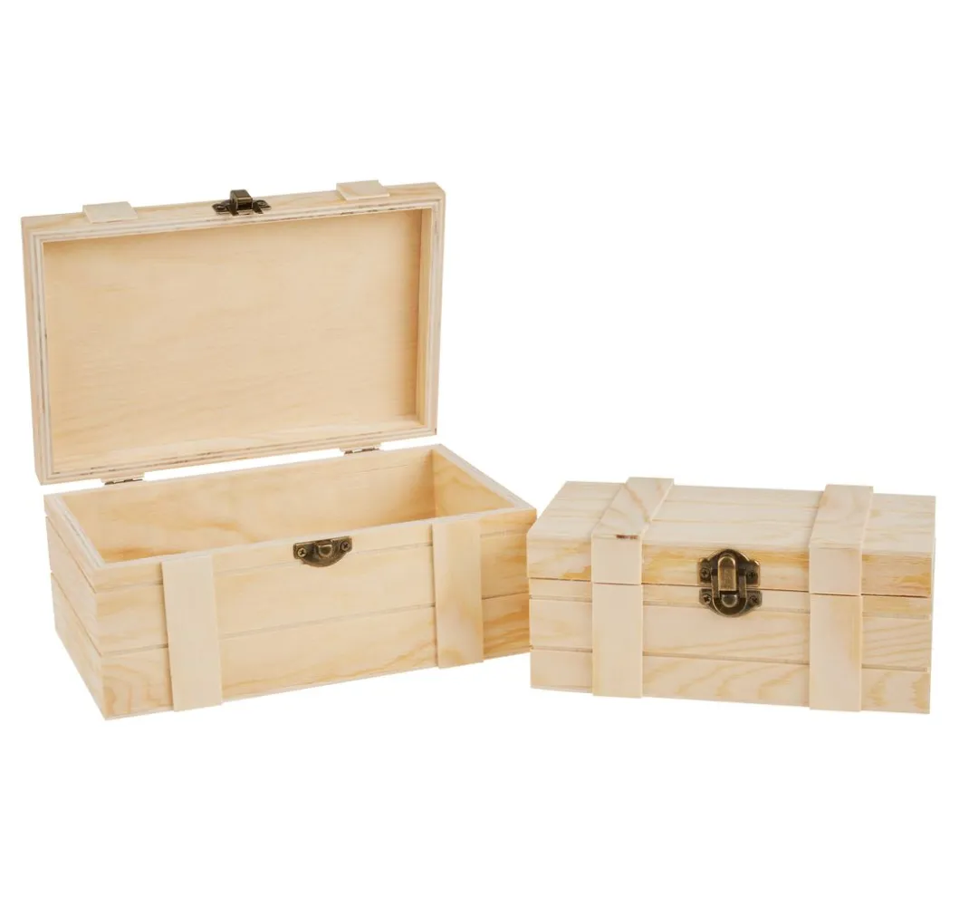 VBS Serviettentechnik|Decoupage>Schatztruhen, 2er-Set