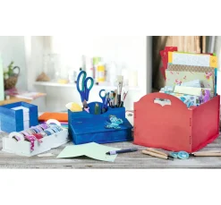 VBS Serviettentechnik|Decoupage>Schreibtisch-Organizer