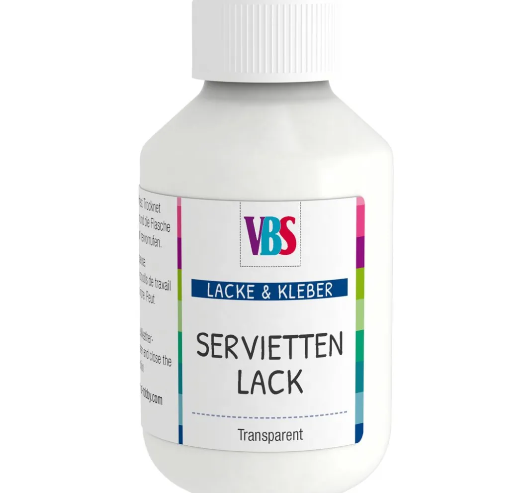 VBS Kleber|Serviettenlack>Servietten-Lack "Glänzend"