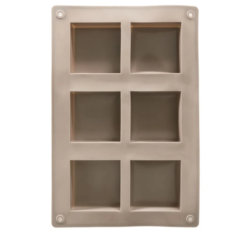 VBS Seifen-Design|Naturkosmetik>Silikon Gießform "Quadrat"