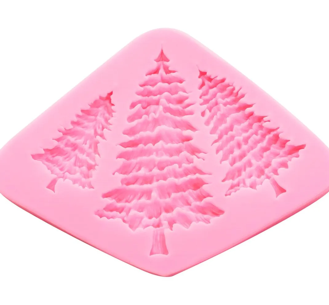 VBS Gießformen>Silikonform "Tannenbaum Trio"