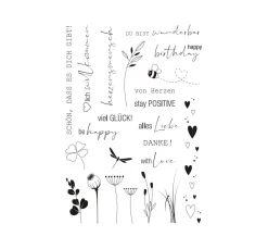 VBS Stempel & Zubehör|Scrapbooking>Silikonstempel "Be Happy"