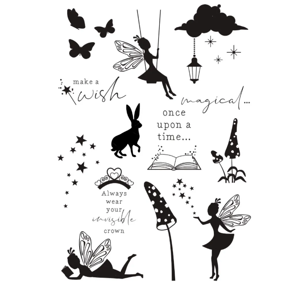 VBS Scrapbooking|Kartengestaltung>Silikonstempel "Fairytale"