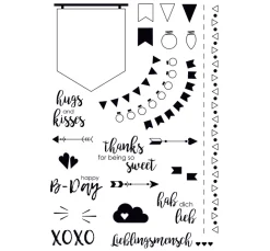 VBS Scrapbooking|Kartengestaltung>Silikonstempel "Hugs and kisses"