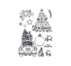 VBS Stempel & Zubehör|Scrapbooking>Silikonstempel "Merry X-Mas"