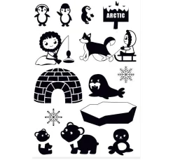 VBS Scrapbooking|Kartengestaltung>Silikonstempel "Polarwelt"
