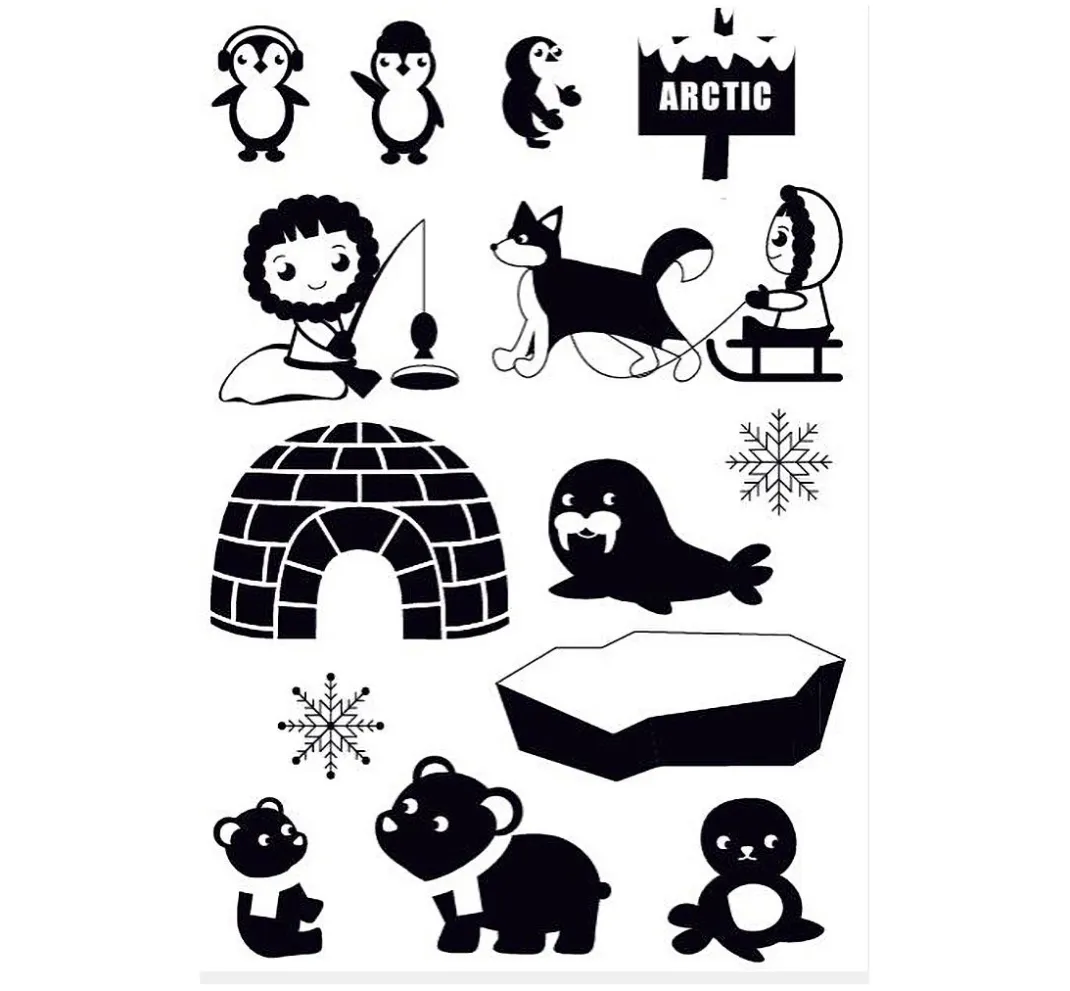 VBS Scrapbooking|Kartengestaltung>Silikonstempel "Polarwelt"