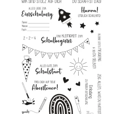 VBS Stempel & Zubehör|Kartengestaltung>Silikonstempel "Schulanfang"