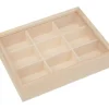 Kinder VBS Holz|Brandmalerei>Sortierbox mit 9 Fächern