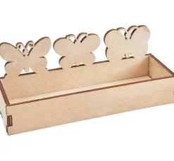 VBS Gefäße|Holz, Mdf & Pappmaché>Steckbausatz Schmetterlingsbox