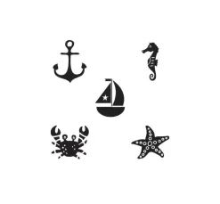 Kinder VBS Weiteres|Stempel & Zubehör>Stempel-Set "Maritim"