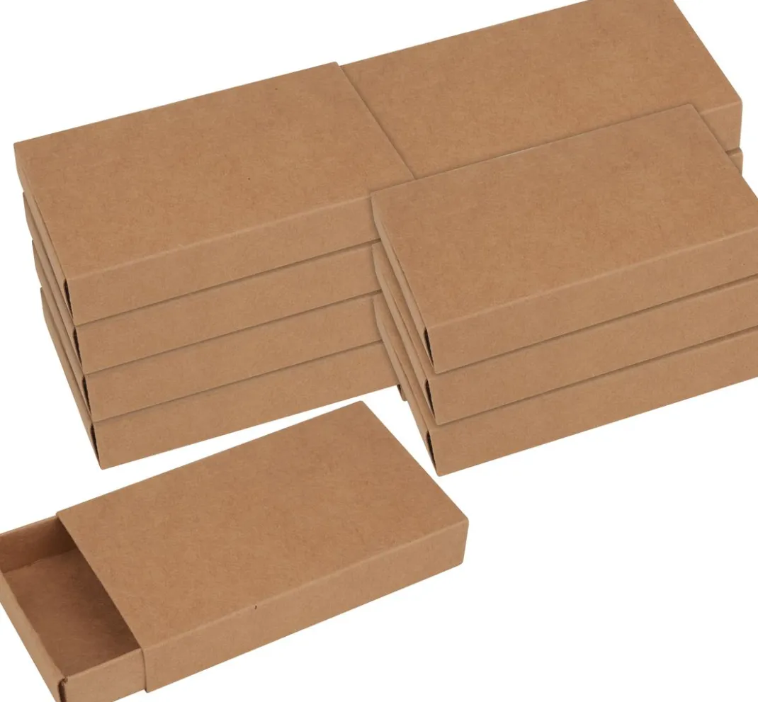 Kinder VBS Seifen-Design|Schachteln & Boxen>Streichholzschachteln "Kraftpapier", 11 cm