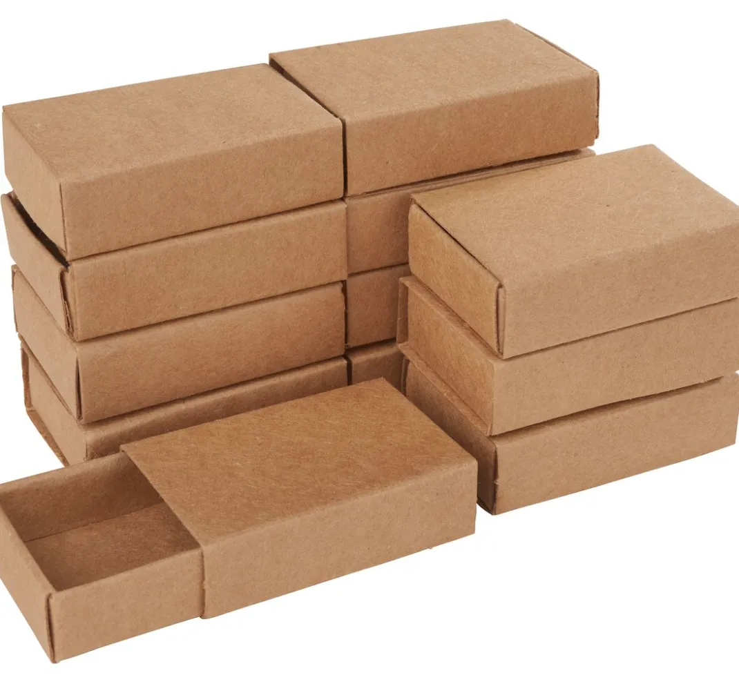 Kinder VBS Schachteln & Boxen|Schachteln>Streichholzschachteln "Kraftpapier", 5 cm
