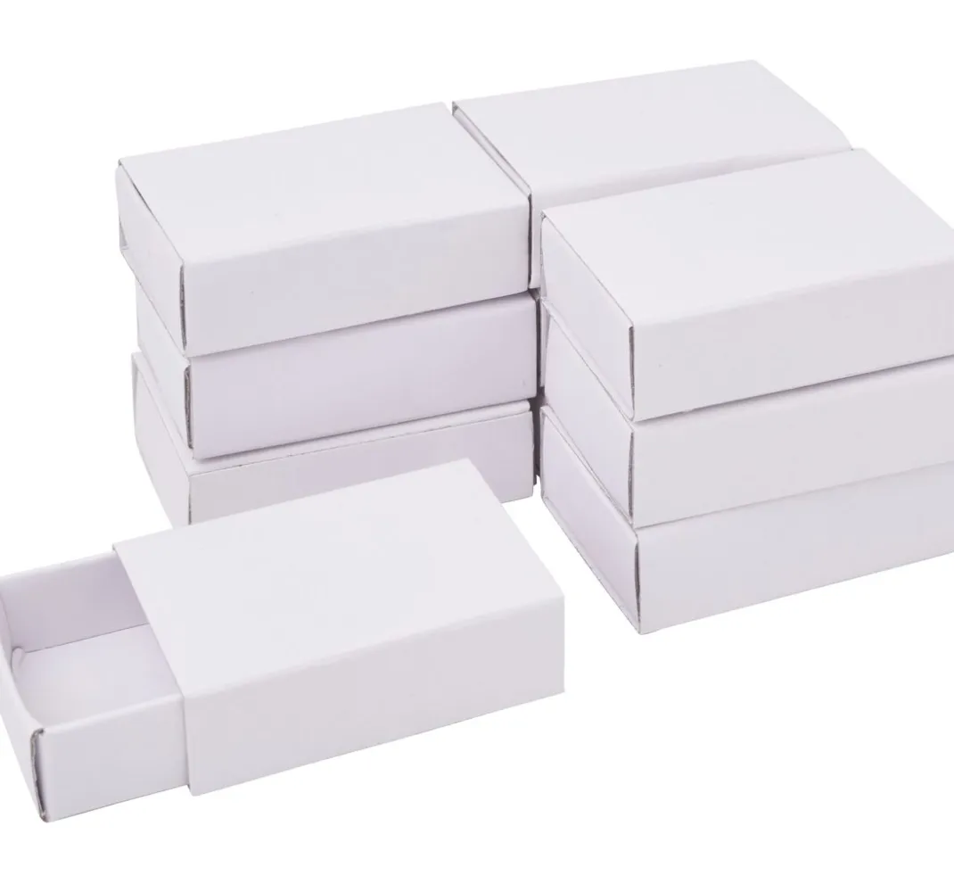 Kinder VBS Papier|Schachteln & Boxen>Streichholzschachteln "Weiß", 5 cm
