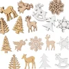 VBS Dekofiguren & -Objekte>Streuteile "Weihnachtsmotive" in Holzbox