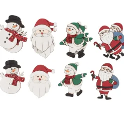 VBS Streuteile|Dekoelemente>Streuteile-Mix "Santa und Schneemann"