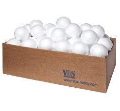 VBS XXL Styropor- Und Watteformen|Paillettentechnik>VBS Styroporkugeln, Ø 12 cm, 50 Stück