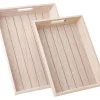 VBS Schalen & Tabletts|Serviettentechnik>Tablett "Casa", 2er-Set
