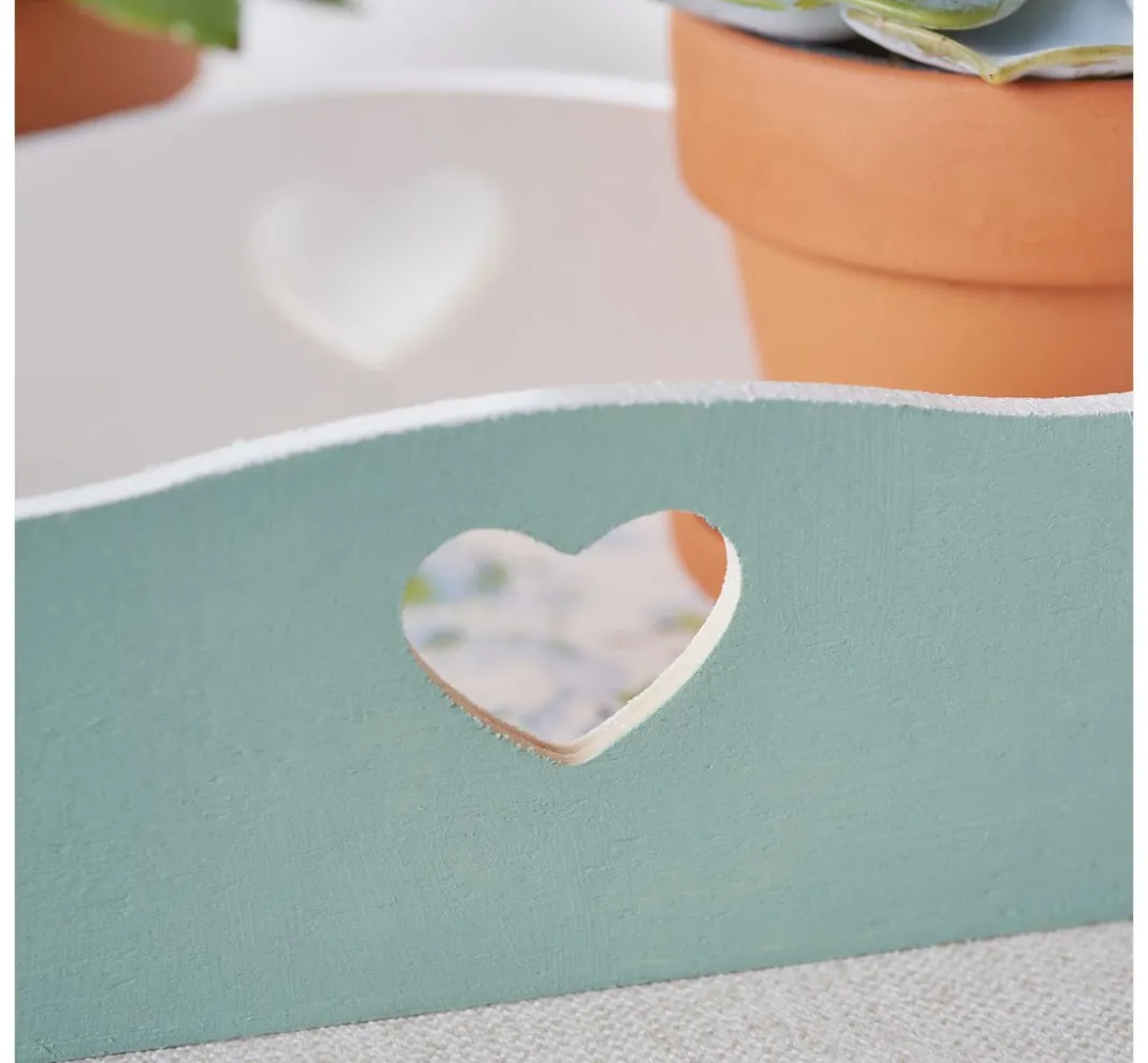 VBS Schalen & Tabletts|Holz, Mdf & Pappmaché>Tablettschale "Herzen"
