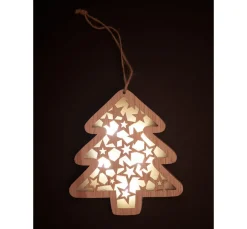 VBS Anhänger|Holz, Mdf & Pappmaché>Tannen-Anhänger inkl. LED