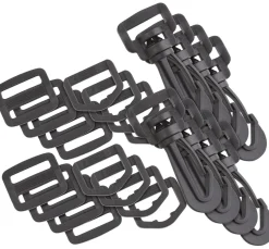 VBS XXL Taschen-Design|Taschenzubehör>VBS Taschenzubehör-Set "Karabiner, D-Ring und Leiterschnalle", 30-tlg