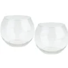 VBS Glasgravur|Glas- & Porzellanmalerei>Teelichtglas "Bowl", Ø 10,5 cm, 2 Stück